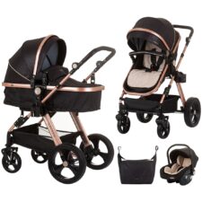 Carucior Chipolino Havana 3 in 1 Obsidian gold