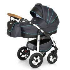 Krausman – Carucior 3 in 1 Ride Dark Grey-Turqoise