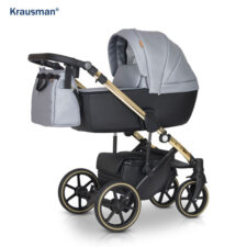 Krausman – Carucior 3 in 1 Storm Grey Gold