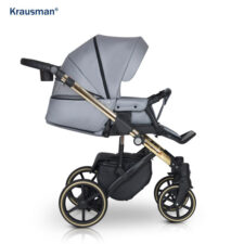 Krausman – Carucior 3 in 1 Storm Grey Gold