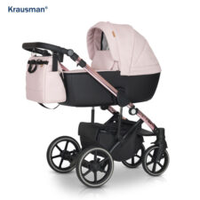 Krausman – Carucior 3 in 1 Storm Pink Shiny