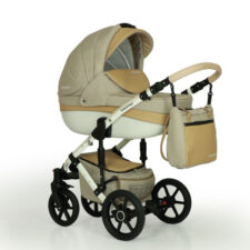 Krausman – Carucior 3 in 1 Poema White-Beige Ed. Limitata