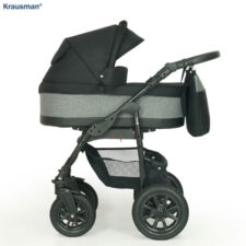 Krausman – Carucior 3 in 1 Jet Black