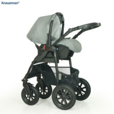 Krausman – Carucior 3 in 1 Jet Grey