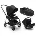 Carucior Bugaboo Bee 6 Black/Black sistem 3 in 1
